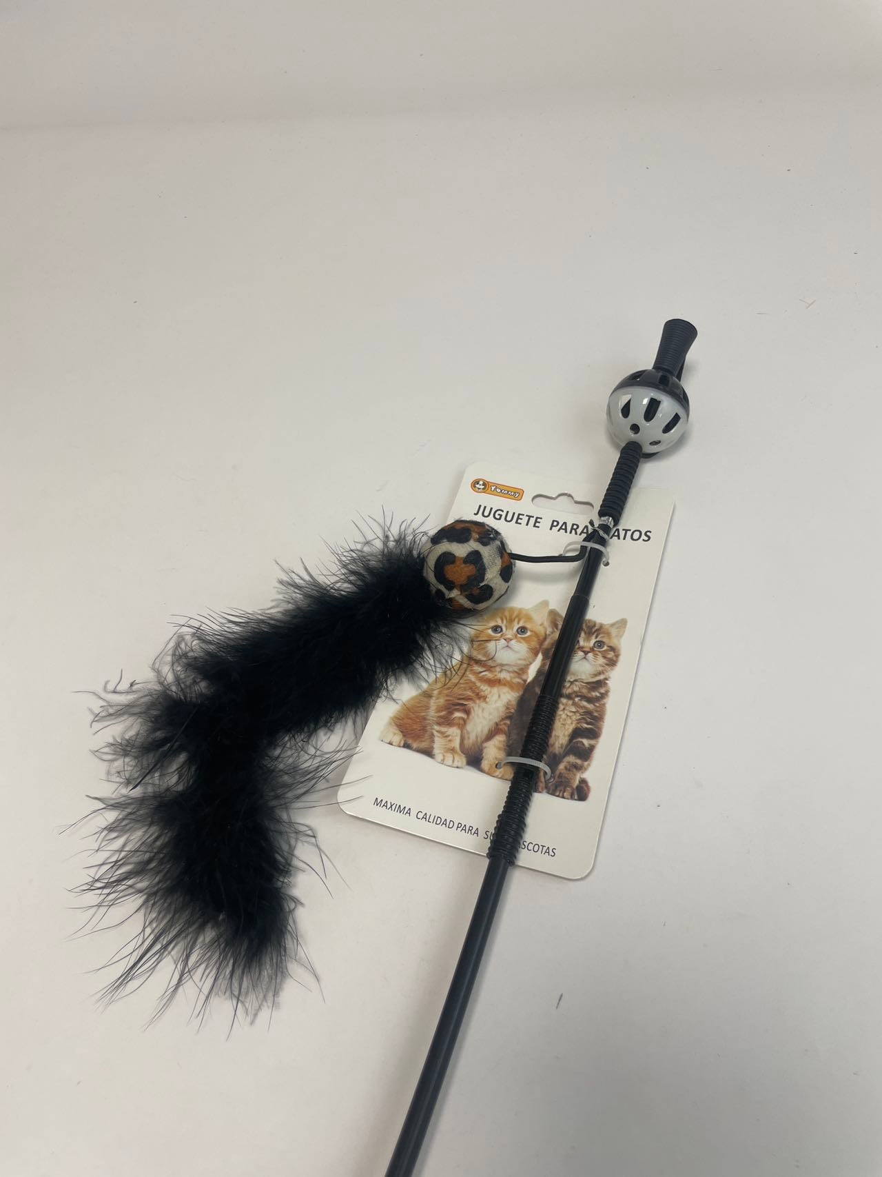 Small Ball Chicken Feather Cat Teaser - 5 - CJ