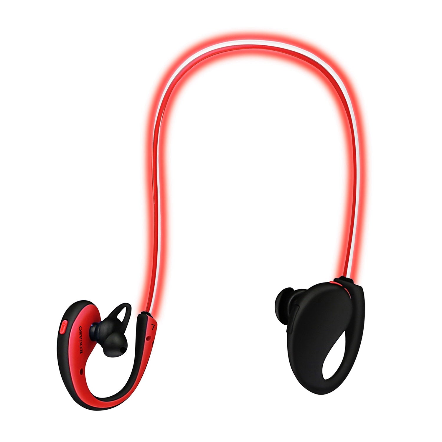 1Pc Wireless Sports Headsets Wireless V4.1 Neckband Earphones HD Stereo Sweat - proof Headphones Earbuds With  LED Light Mic 8Hrs Work Running - 5 - CJ