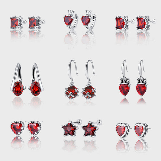 925 Sterling Silver Ins Vintage Exaggerated Earrings Female Earrings - 4 - https://x.com/titan_prim62775J