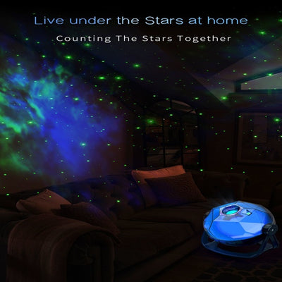 Galaxy Starry Sky Projection Lamp, Indoor Atmosphere Lighting Decoration - 5 - CJ