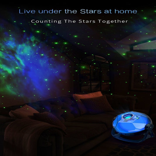 Galaxy Starry Sky Projection Lamp, Indoor Atmosphere Lighting Decoration - 5 - CJ
