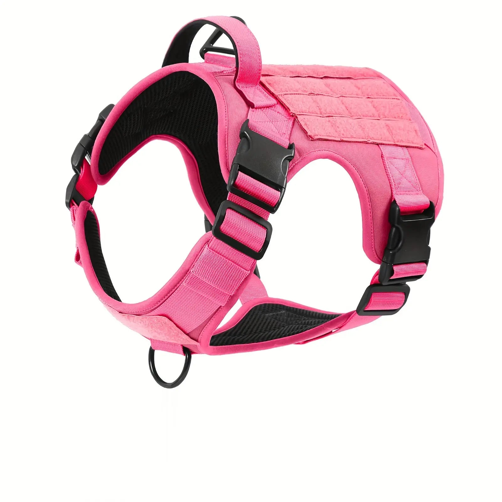 American Local Tactical Pet Boobs Service Dog Harness Vest Adjustable Reflective Dog Harness Metal Buckle Hiking Training - 5 - CJ
