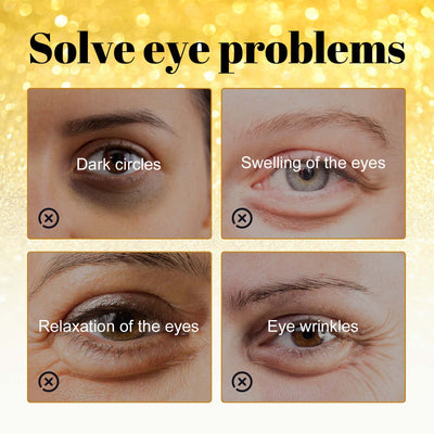EELHOE 24K Gold Anti - Wrinkle Eye Mask, Moisturizing And Improving Eye Lines Brightening And Moisturizing Eye Skin Eye Care - 5 - CJ
