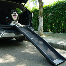 Portable Foldable Pet Ramp Ladder For Dirt Bike Truck - Black - 5 - CJ