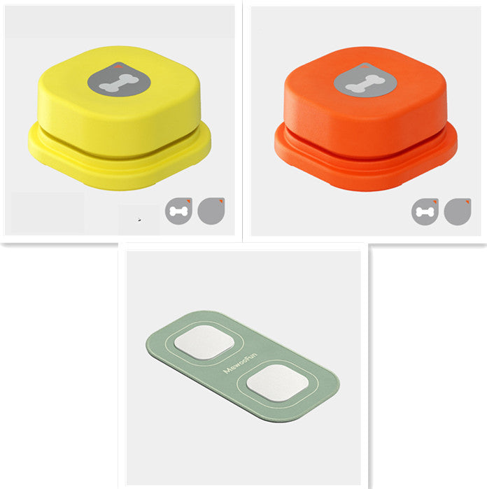 4 Colors Pet Communication Button One - click Prevent Physical Inactivity Recordable Dog Talking Button Toy Cat Toy Pet Products - 0 - CJ - Set1 - CJGY156358008HS