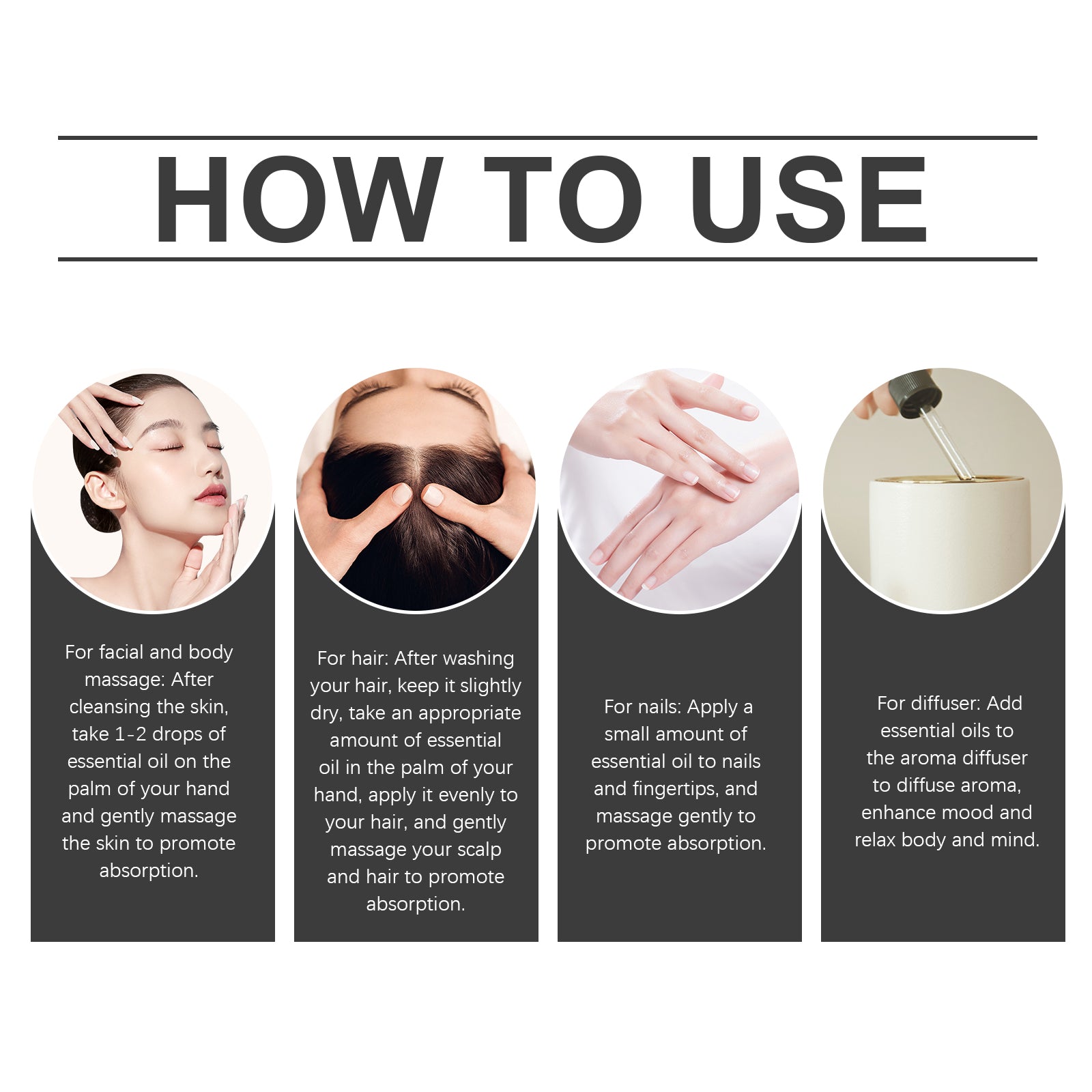 OUHOE Multi - Functional Moisturizing Essential Oil, Multi - Functional Repair And Nourishing Face, Body, Skin And Nails Aromatic Care - 5 - CJ