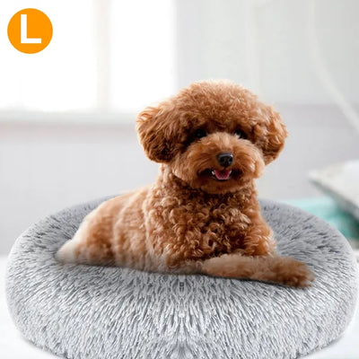 Pet Dog Bed Soft Warm Fleece Puppy Cat Bed Dog Cozy Nest Sofa Bed Cushion L Size - 5 - CJ