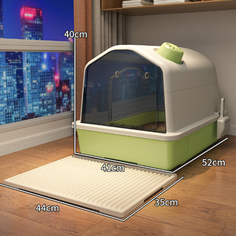 Fully Enclosed Odor Proof Litter Box For Cats - 0 - CJ