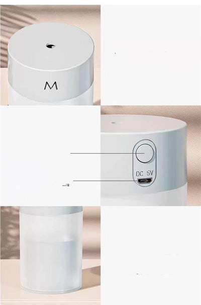 Aromatherapy Car 260ML Colorful Humidifier Office Mute - 0 - CJ