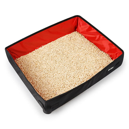 Portable Cat Litter Box Foldable To Carry - 0 - CJ