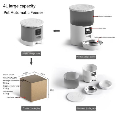 Cat Smart Dog Automatic Pet Feeder - 0 - CJ