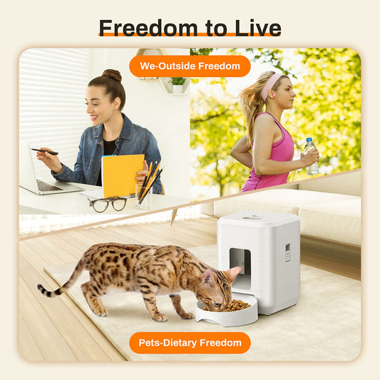 Pet Smart Feeder 2L Dog Feeding Machine WIFI Timing - 0 - CJ