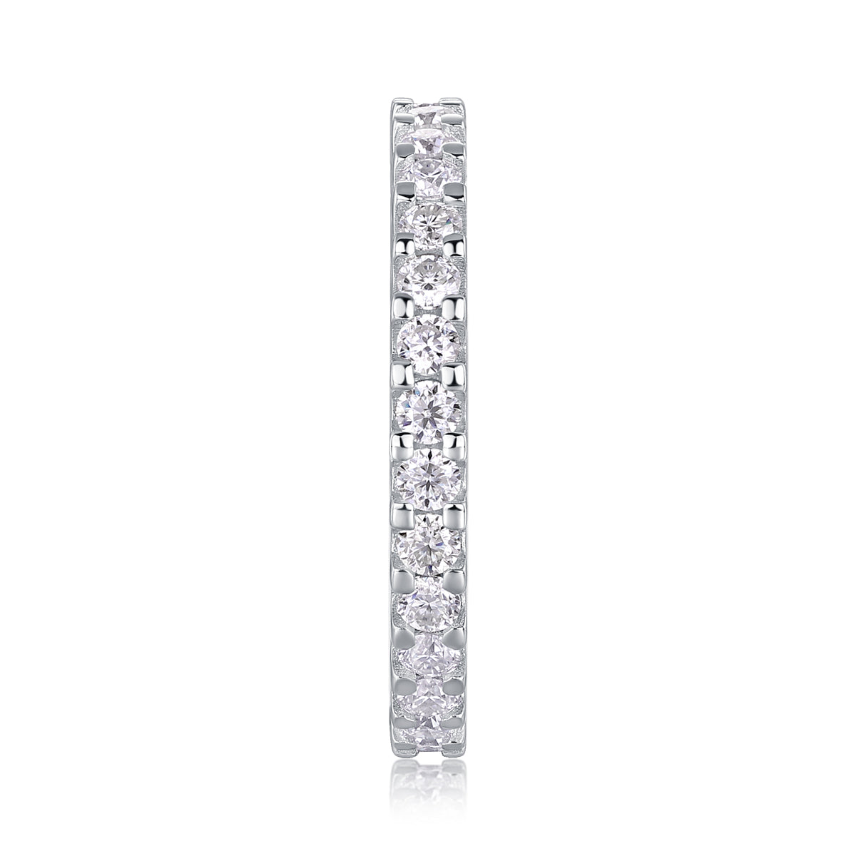 1Wish Diamond Ring Luxury Fashion Set Moissanite Silver Ring Prohibit Tk Sales - 5 - CJ