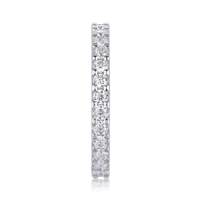 1Wish Diamond Ring Luxury Fashion Set Moissanite Silver Ring Prohibit Tk Sales - 5 - CJ