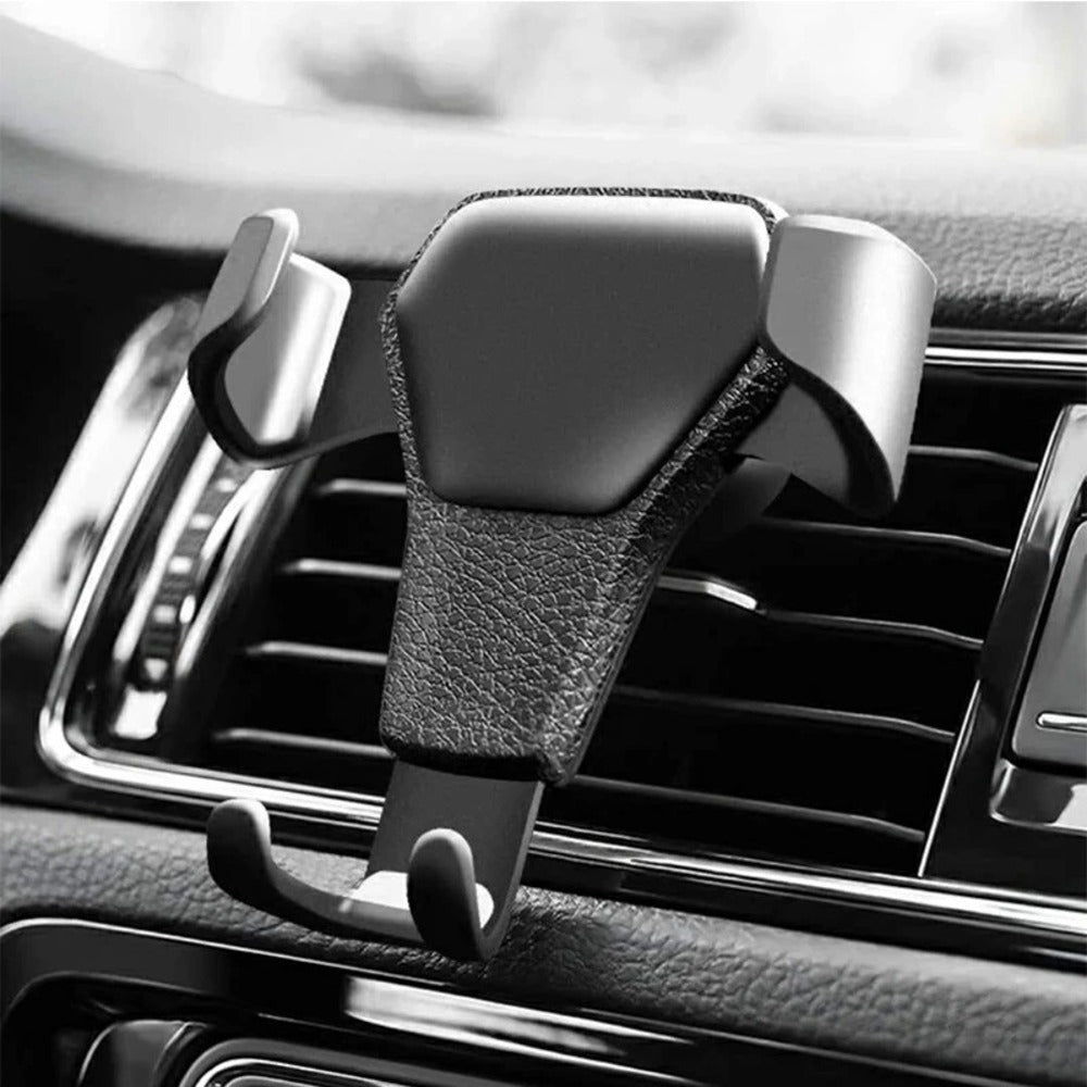 Universal Gravity Phone Holder Car Air Vent Mount Metal Mobile Stand GPS Support For Smartphone Air Vent Stand Cradle For Mobile Cell Phone - 5 - CJ