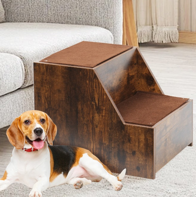 Pet Bunk Bed With Removable Step For Dogs And Cats, Multi-Level Bed Window Perch Seat Platform With Cushion And Cat Scratch Pad, Indoor Use