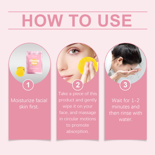Eelhope Turmeric Kojic Acid Cleansing Gasket Gently Cleanses Facial Skin Pores, Moisturizes And Refreshes Skin Care - 5 - CJ