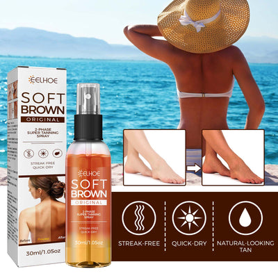 EELHOE TANNING AID SPRAY TANNING AID Natural Bronze Wheat Color Tanning Aid Spray - 5 - CJ