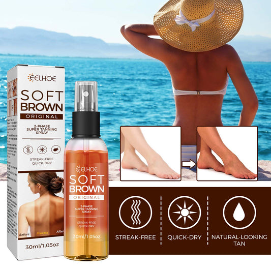 EELHOE TANNING AID SPRAY TANNING AID Natural Bronze Wheat Color Tanning Aid Spray - 5 - CJ