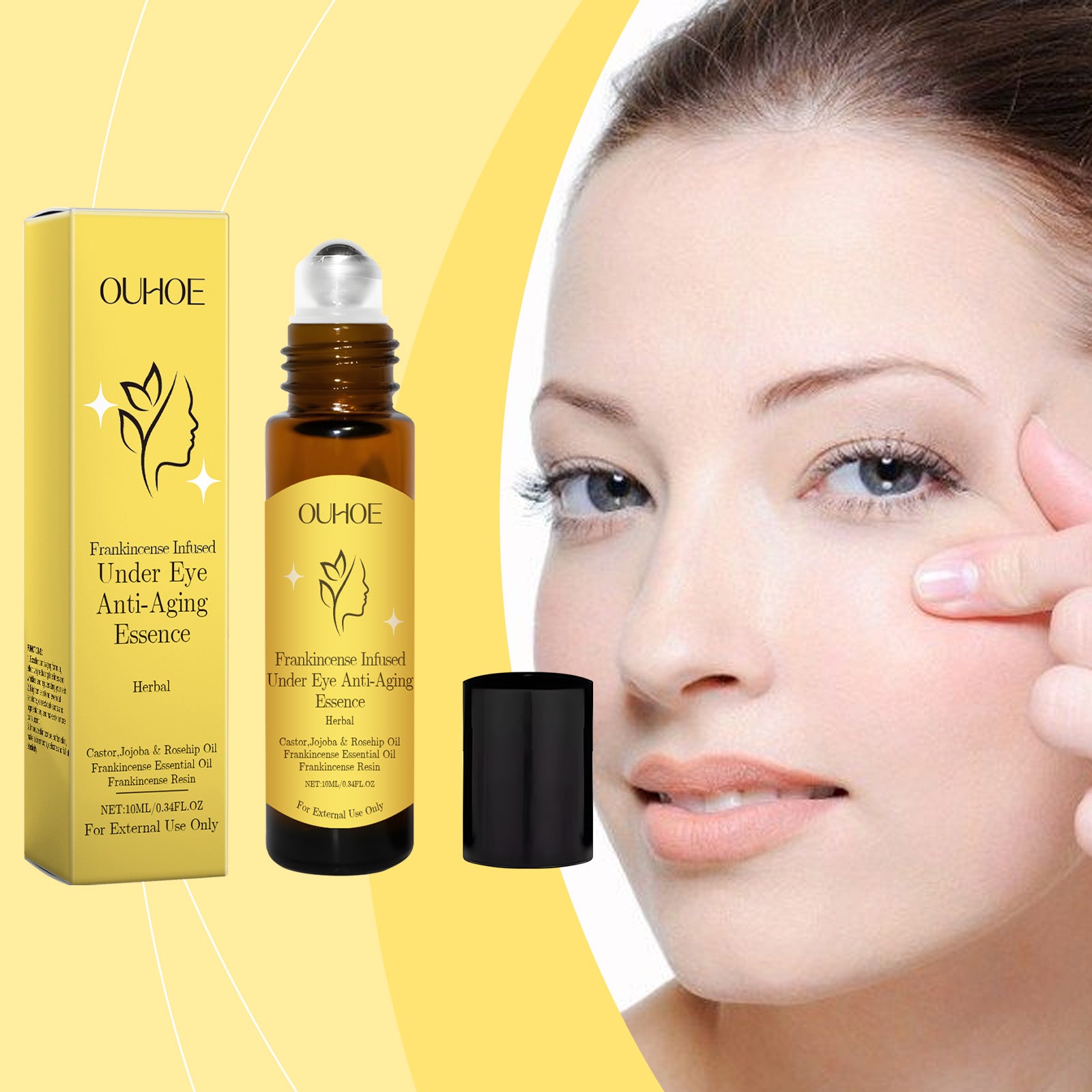 OUHOE Eye Essence Firming Eye Essence Moisturizing And Moisturizing Daily Massage Treatment For The Skin Around The Eyes - 5 - CJ