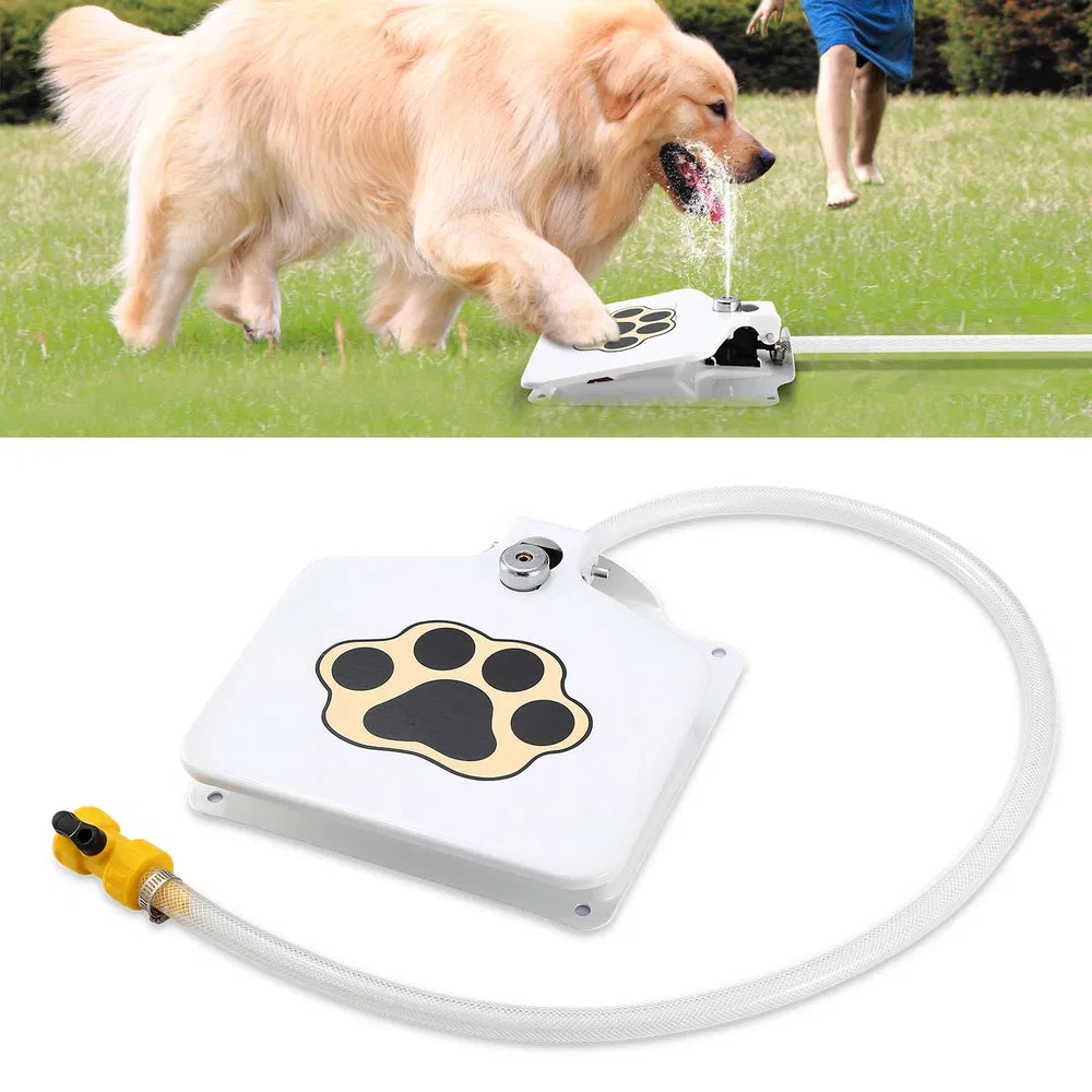 Dog Water Fountain Outdoor Dog Pet Water Dispenser Step - on Activated Sprinkler - 5 - CJ