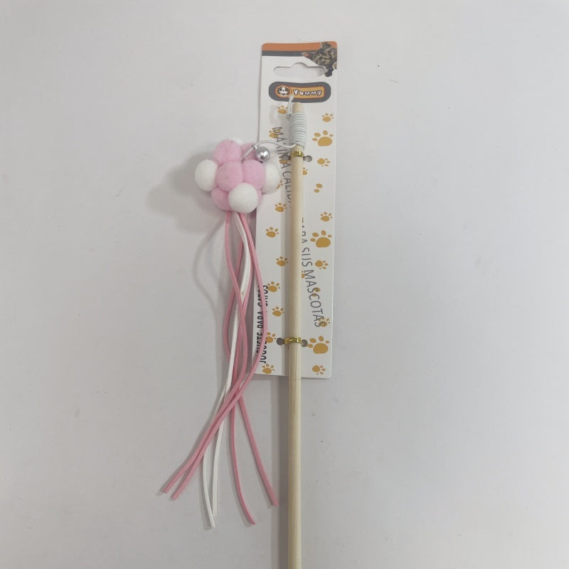 Teasing The Cat Stick Pole