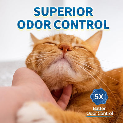 Crystal Cat Litter For Pets, No Caking, Odor Control, Light Weight, Low Dust, Easy To Use - 5 - CJ