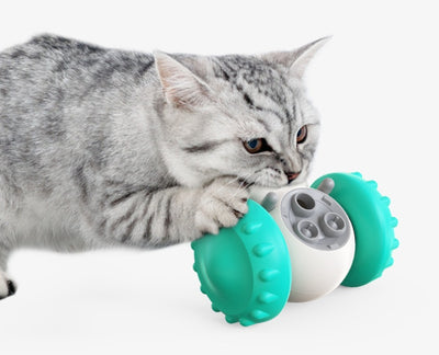 Cat And Dog Toys Slow Food Interactive Balance Car Multifunctional Fun Development Smart Pet Feeding Dog Toy Car Pets Products - 0 - CJ