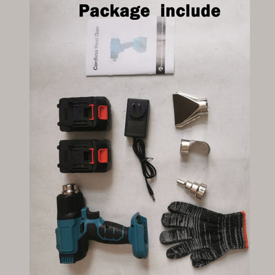 Lithium Ion Hot Air Gun Dual Battery - 5 - CJ