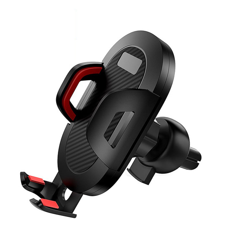 Auto Lock Car Phone Holder Air Outlet - 0 - CJ - Black red - Air outlet - CJSJ130924702BY