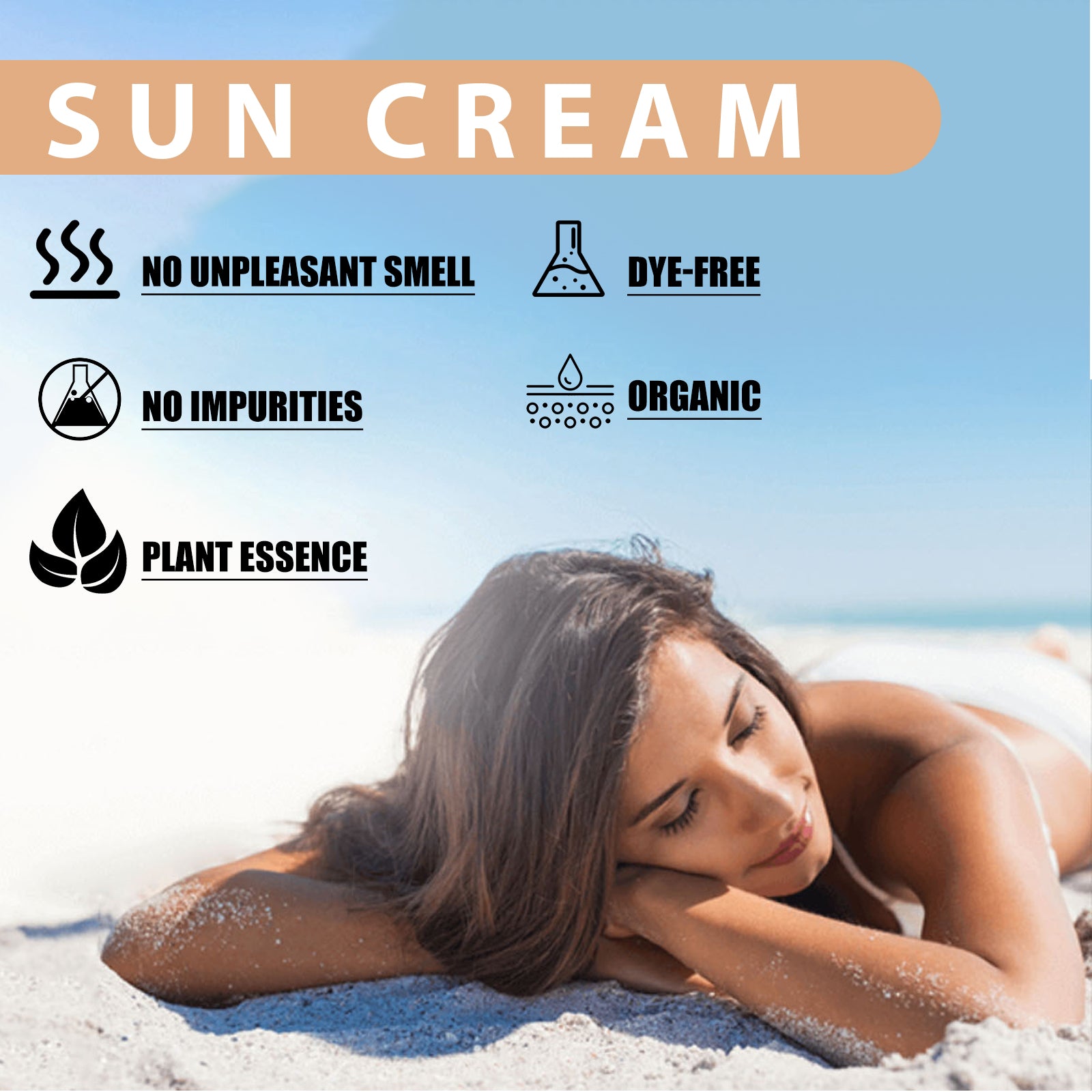 EELHOE Rice Protective Cream For Hydrating And Refreshing Without Greasiness, Provides Natural UV Protection And Sunburn Prevention, And Enhances Skin Elasticity - 5 - CJ