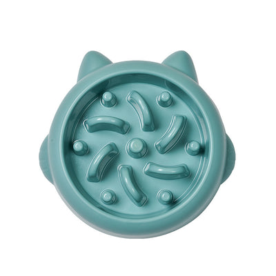 Pet Dog Cat Slow Feeder Bowls Anti Choking Slow Feeder Dish Bowl Home Dog Eating Plate Anti Gulping Bowl Supplies - 0 - CJ