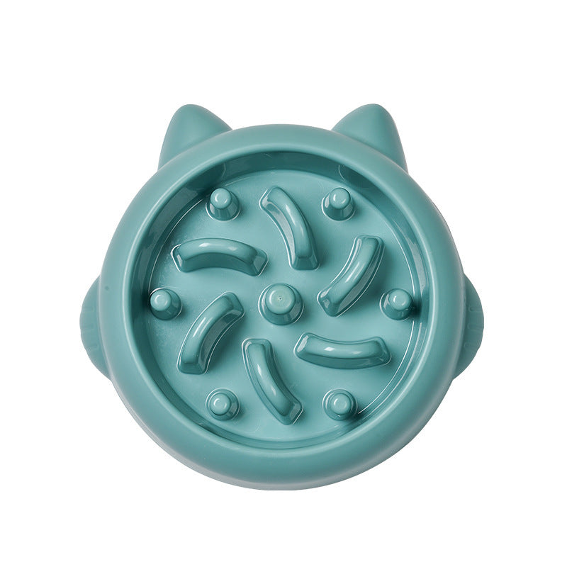 Pet Dog Cat Slow Feeder Bowls Anti Choking Slow Feeder Dish Bowl Home Dog Eating Plate Anti Gulping Bowl Supplies - 0 - CJ
