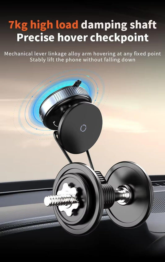Car Phone Holder, Upgraded 360Adjustable Vacuum Suction 20X  Magnets - 5 - CJ