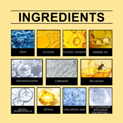Wiyun Bee Venom Skin Care Cream, Gentle Nourishing Care Facial Skin Moisturizing Hydrating Tender Skin Care Cream - 5 - CJ