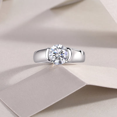 1The Love Of Your Life Diamond Ring, Wedding Ring, Luxury Fashion Set With Moissanite Silver Ring Prohibit Tk Sales - 5 - CJ