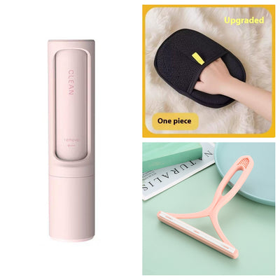 2 - 1 Reusable Pet Hair Remover Brush Lint Roller Portable Effective Self Cleaning Tool for Cat Dog Fur Hair Dust Removal Brush - 0 - CJ