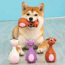 4pcs Cute Latex Dog Chew Toys With Sound, Interactive Biting Toys For Dental Health, Puppy Teething Pet Supplies - 5 - CJ