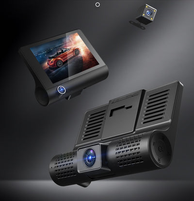 1080P High - definition Three - record Driving Recorder - 0 - CJ