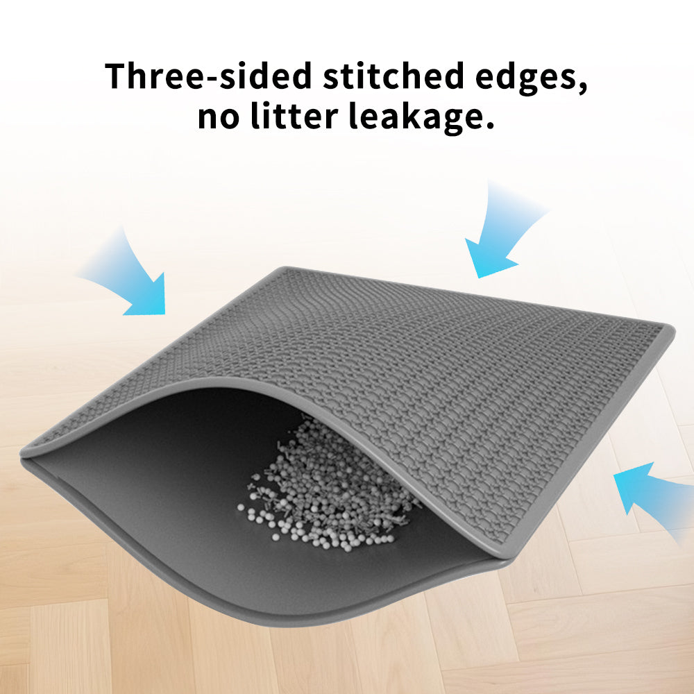 Premium Cat Litter Mat - Leak - Proof Waterproof Base & Non - Slip Backing - Effectively Traps And Filters Litter For A Cleaner, Dry Floor - 5 - CJ