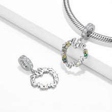 LOVE Mother's Wreath 925 Sterling Silver Pendant Mother's Day Gift Bracelet Diy Accessories Beads - 4 - CJ
