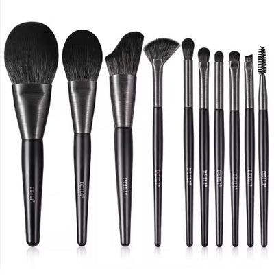 BEILI Low MOQ Ship Fast Custom High Quality Make Up Brushes Wholesale Wood Handle Premium Natural10pcs Makeup Brush - 5.0 - CJ