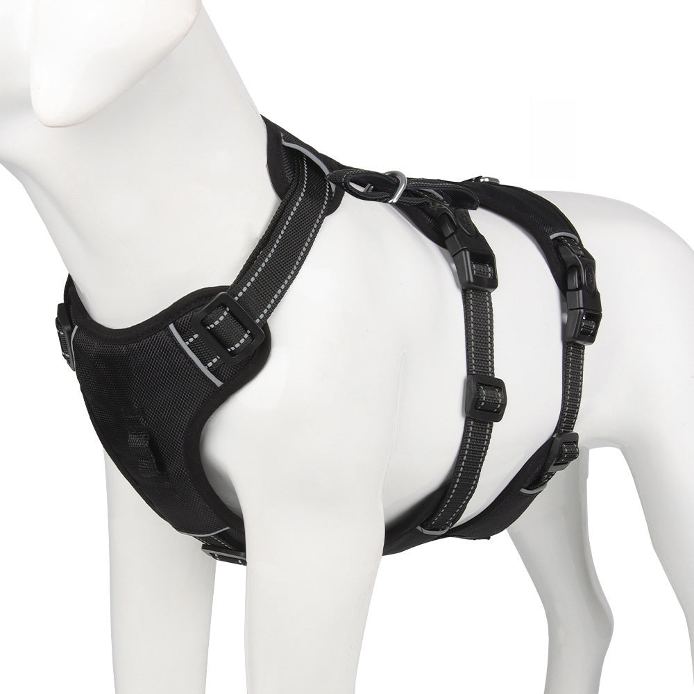 Harness For Large Dogs Durable Bite - Resistant Chest And Back Harness For Dogs - 0 - CJ