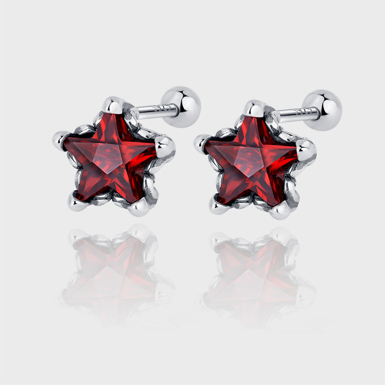 925 Sterling Silver Ins Vintage Exaggerated Earrings Female Earrings - 4 - https://x.com/titan_prim62775J