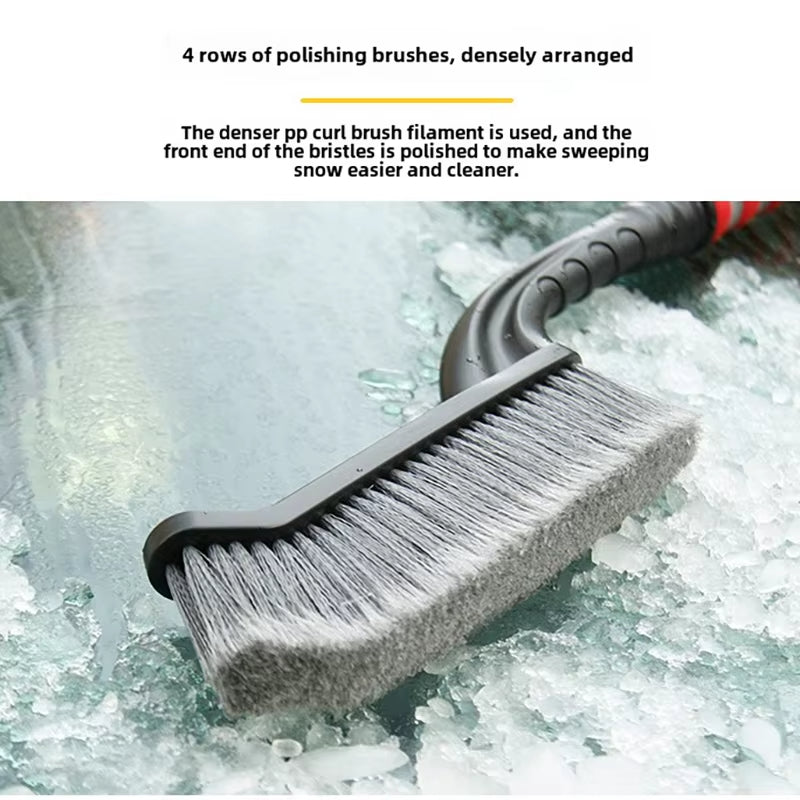 2 IN 1 Snow Brush Ice Scraper For Car Windshield Detachable Snow Scrapers With Foam Grip Cleaning Shovel For Car Trucks - 5 - cjdropshipping