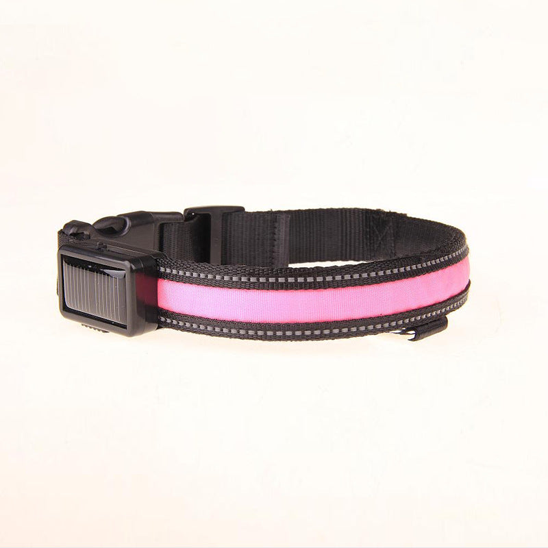 Solar LED Luminous Pet Dog Fashion Collar - 0 - CJ