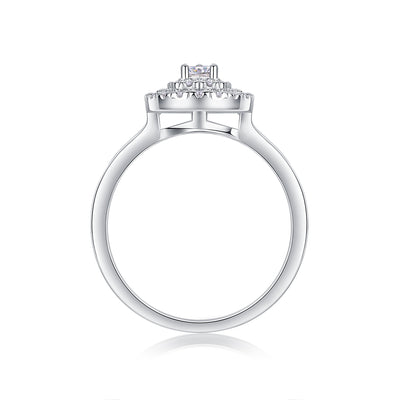 1Set Of Large Diamond Rings Luxury Fashion Set With Moissanite Silver Rings Prohibit Tk Sales - 5 - CJ