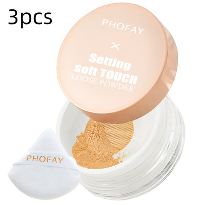 PHOFAY Setting Soft Touch Loose Powder - 4 - CJ - 3PCS - 03 - CJCZ204803313MN