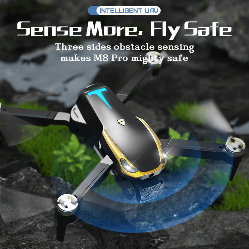 M8 Pro Drone Quadcopter Remote Control Handle Four Axis HD 6K Photography UAV Altitude Fixation Helicopter Toys - 5 - CJ