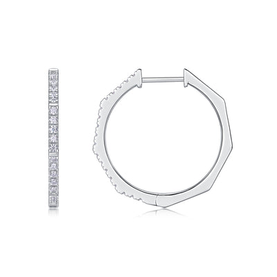 1Modern Star Ring - Fashionable Earrings And Stud Jewelry Set With Moissanite S925 Sterling Silver And Platinum - plated Diamonds Prohibit TikTok sales - 5 - CJ